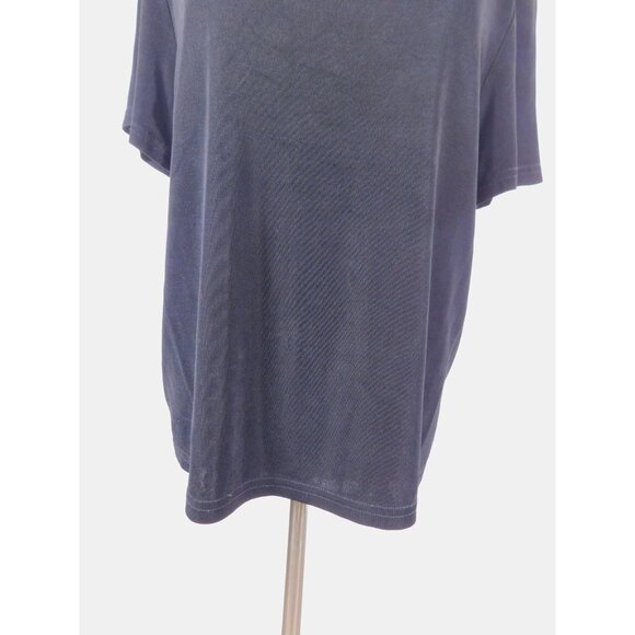 Black Scoop Neck Short Sleeve Soft Knit Top Witchcore L - Picture 3 of 8